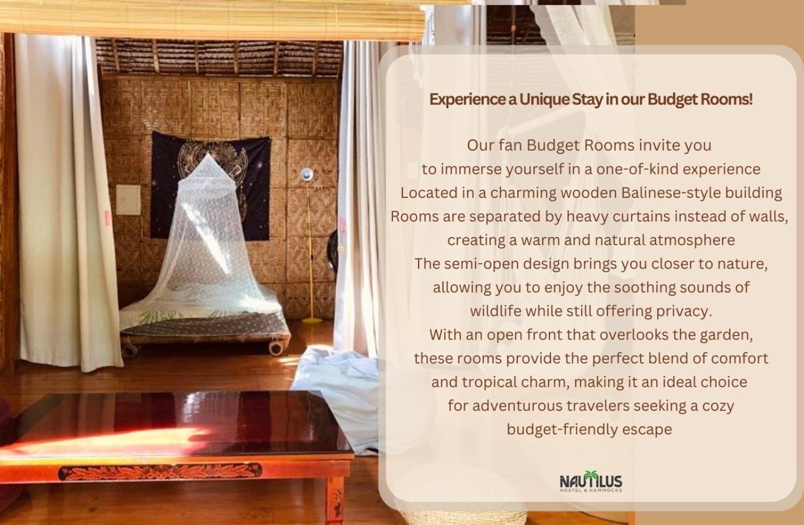 Nautilus Hostel & Hammocks Panglao Zewnętrze zdjęcie